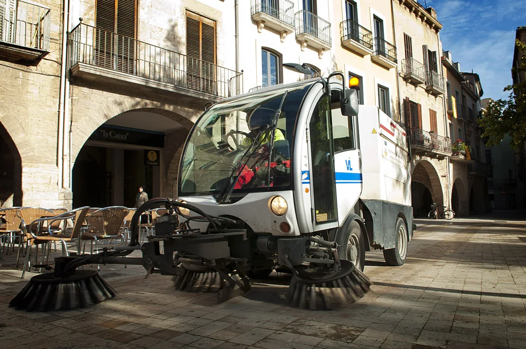 Treballs de neteja de carrers